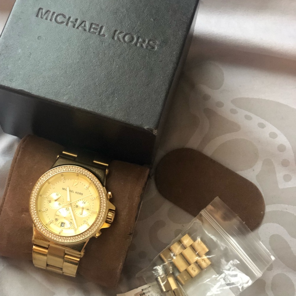 Michael Kors Gold Watch - BARELY USED